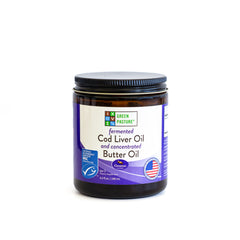 Green Pasture Butter Oil and Fermented Cod Liver Oil Blend - Gel