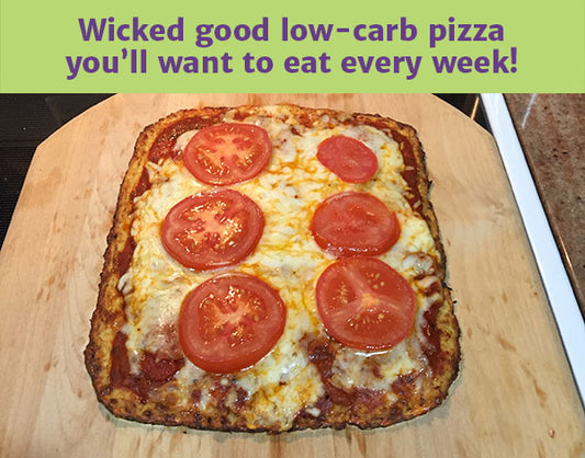 Low-carb pizza the whole family loves!