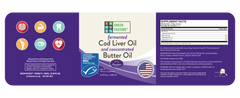 Green Pasture Butter Oil and Fermented Cod Liver Oil Blend - Gel