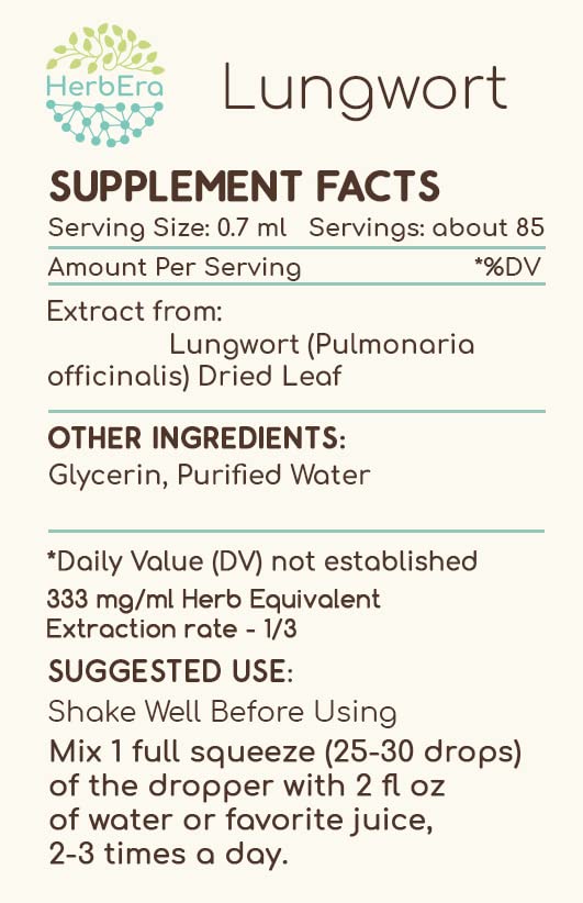 HerbEra Lungwort Tincture