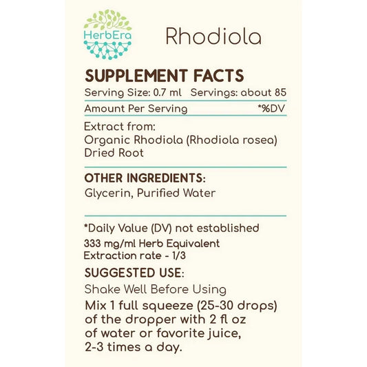 HerbEra Rhodiola Tincture